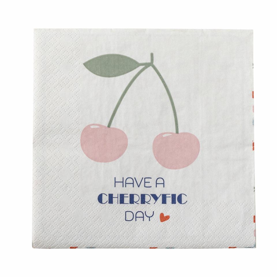 Papirnate serviete Cherry - serviete z vzorcem češenj