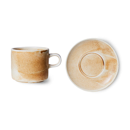 Skodelica s podstavkom, Rustic cream