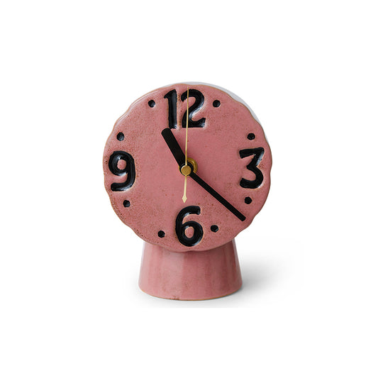Retro keramična ura, Pink